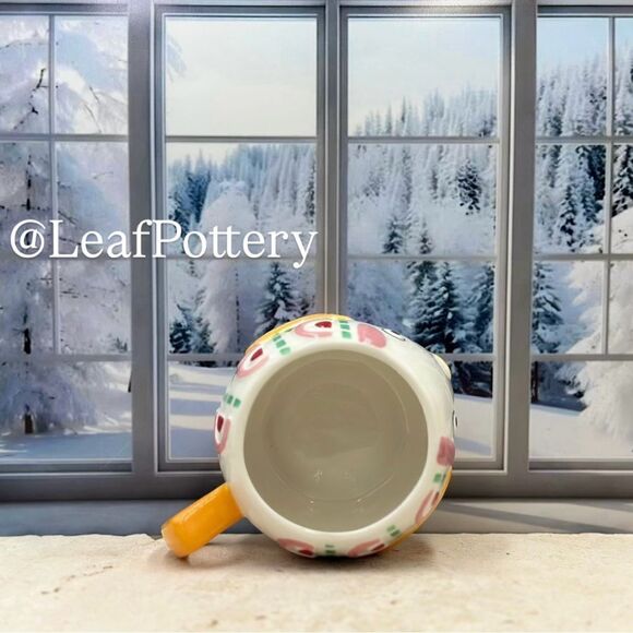 Colorful Fish Shaped Ceramic Mug 16oz Coffee Cup Whimsical Ocean-Inspired - Picture 9 of 10